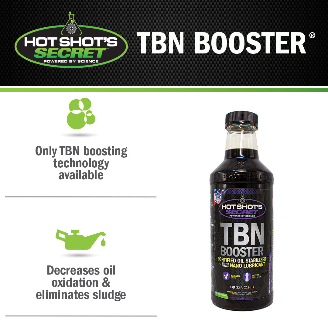 TBN Booster benefits: TBN boosting technology that reduces oil oxidation and sludge
