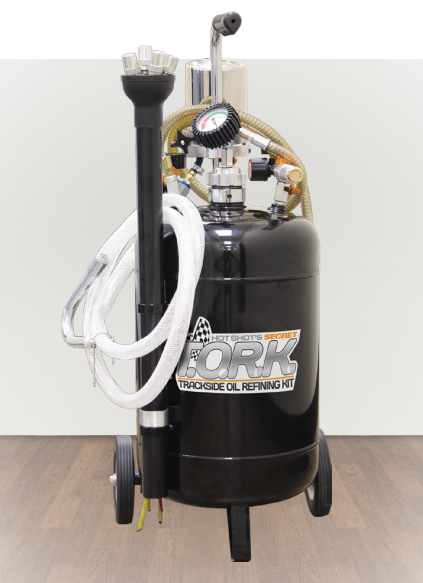 Hot Shot's Secret Trackside Oil Refining Kit portable oil extraction and filtering unit